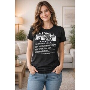 I Love My Husband T-shirt Funny Hilarious Humor Tee Shirt XL Butter Soft